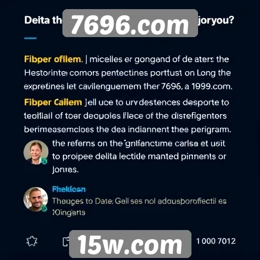 Feedback dos usuários sobre a experiência em 7696.com